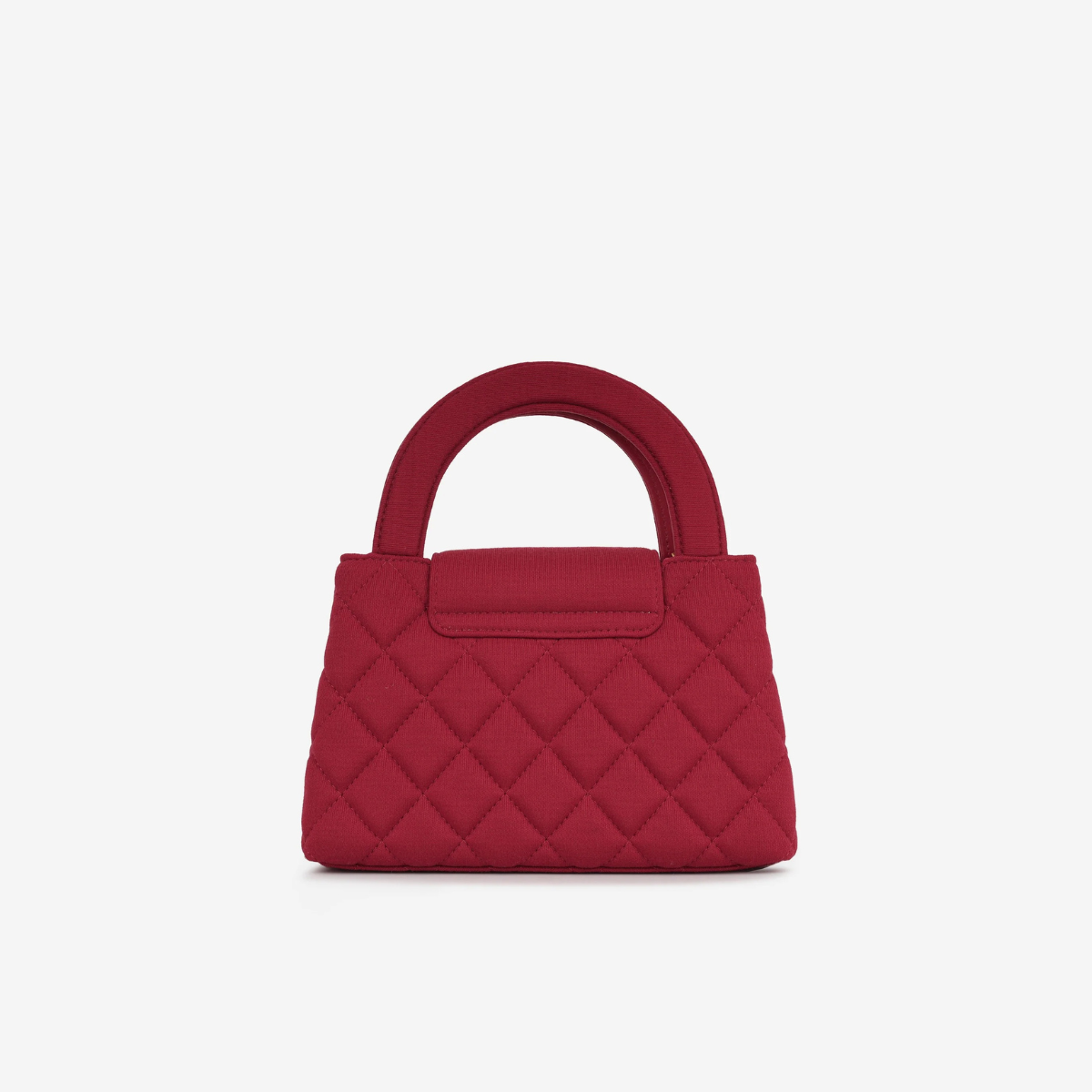 CHANEL MATELASSÉ HANDBAG IN RED CANVAS
