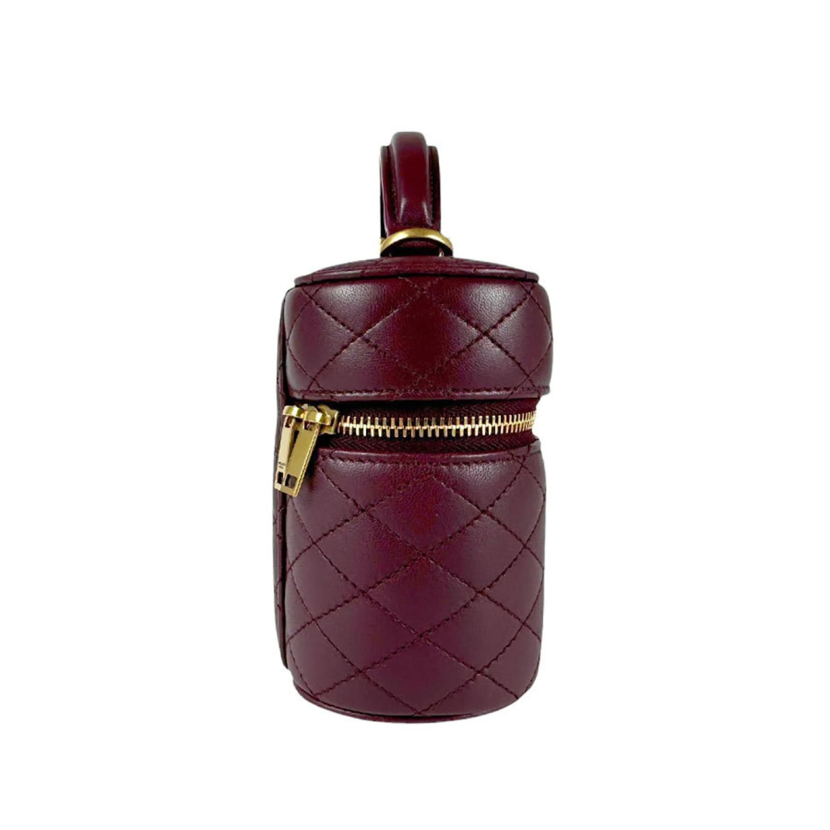 YVES SAINT LAURENT GABY VANITY CASE IN LAMBSKIN LEATHER