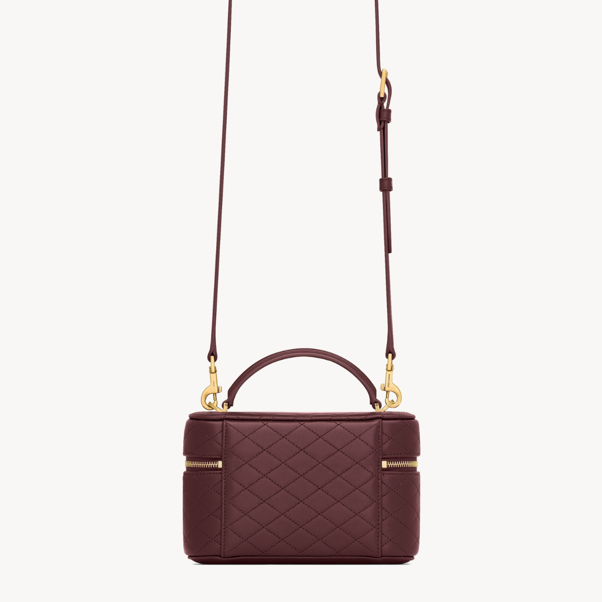 YVES SAINT LAURENT GABY VANITY CASE IN LAMBSKIN LEATHER