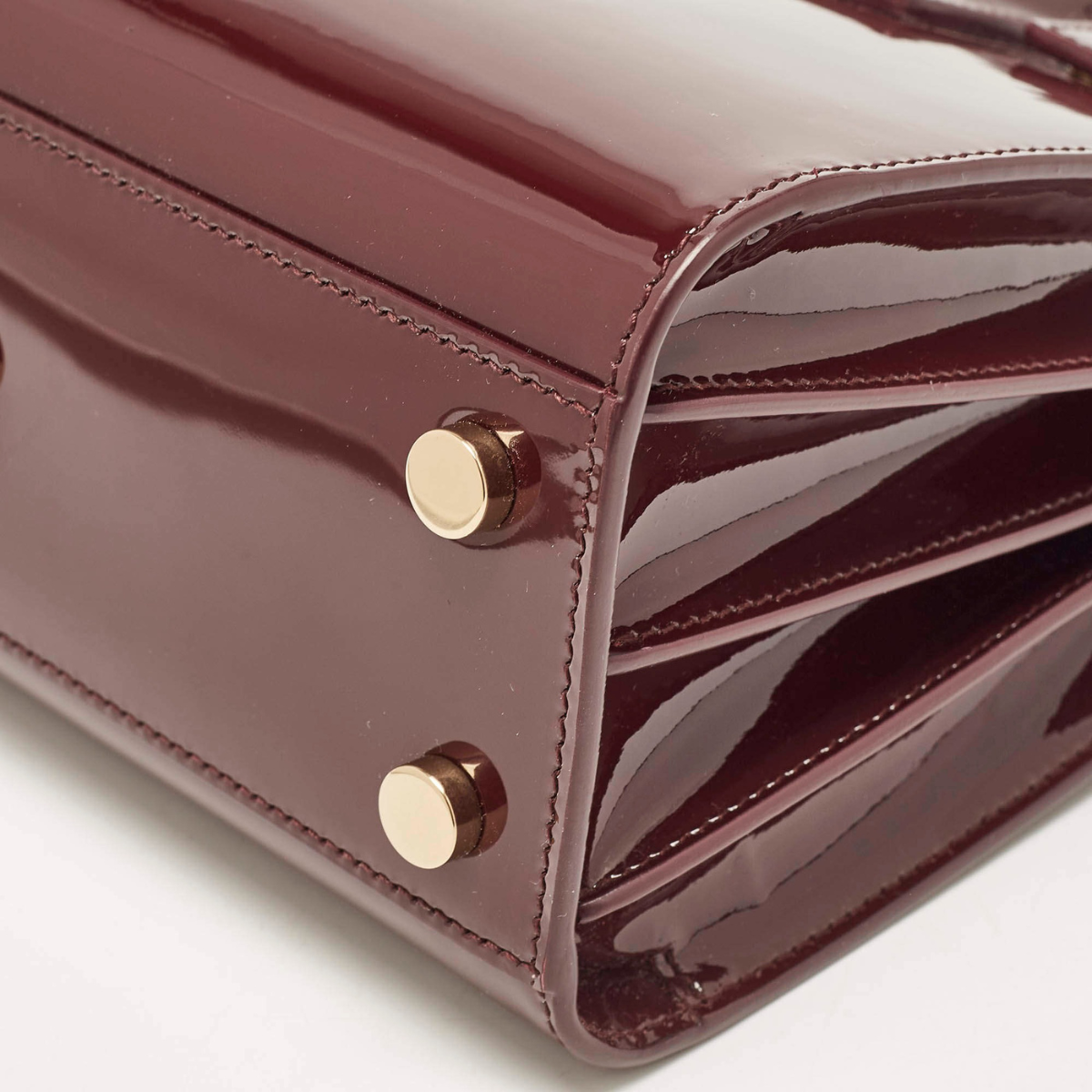 YVES SAINT LAURENT SAC DE JOUR NANO IN PATENT LEATHER