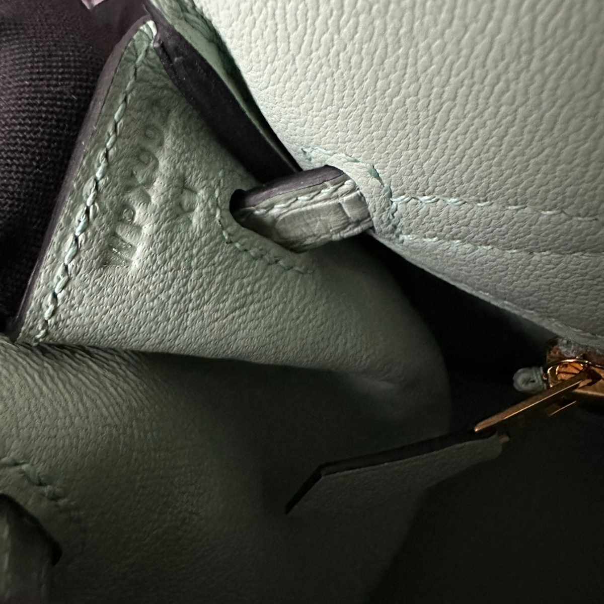 HERMÈS KELLY 28 VERT D’EAU ALLIGATOR – LIMITED EDITION