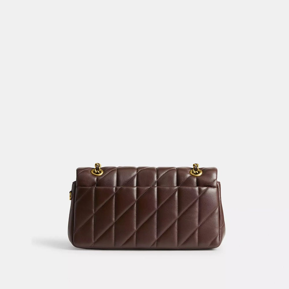 COACH TABBY SHOULDER BAG 26 WITH QUILTING IN DARK BROWN